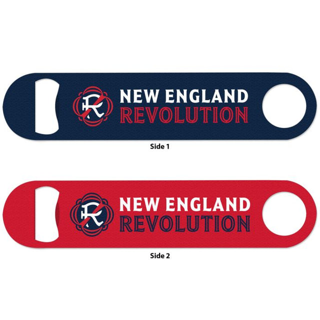 Abridor de botellas de metal de dos caras New England Revolution