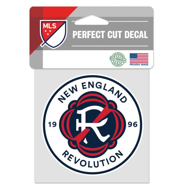 New England Revolution Perfect Cut Color Decal 4" x 4"