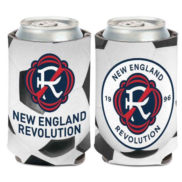 Enfriador de lata con forma de balón de fútbol New England Revolution, 12 oz.