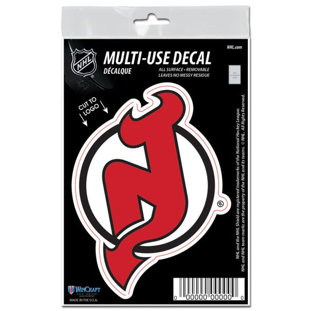 Calcomanías para todas las superficies de los New Jersey Devils, 3" x 5"