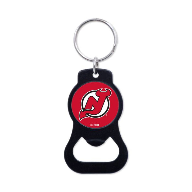 New Jersey Devils Black Bottle Opener Key Ring