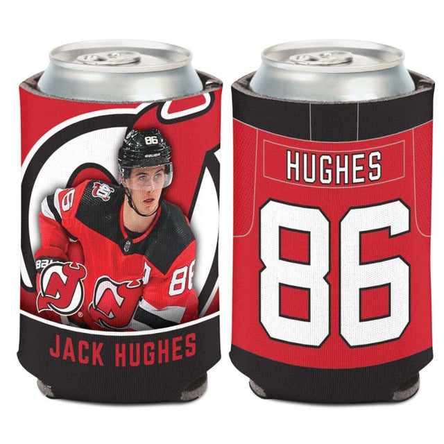 Enfriador de latas de 12 oz de New Jersey Devils de Jack Hughes