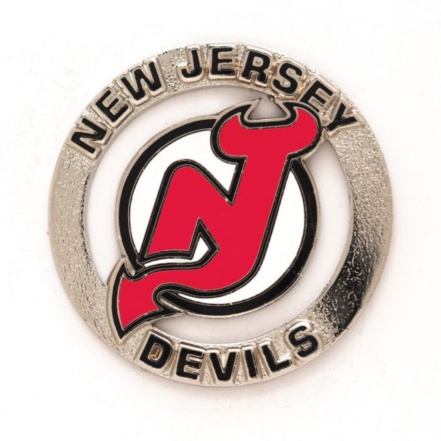 Tarjeta de joyería con pin de colección de los New Jersey Devils