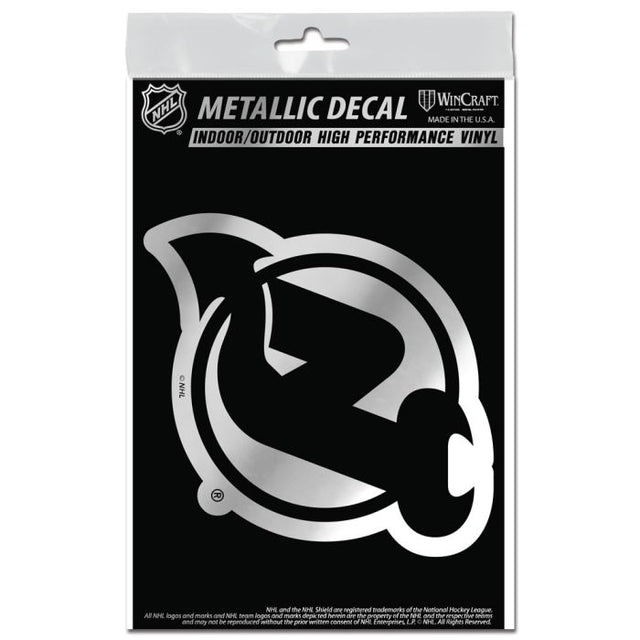 New Jersey Devils Decal Metallic 3" x 5"