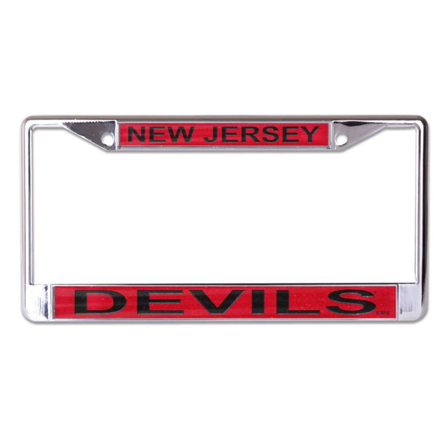 New Jersey Devils GLITTER Lic Plt Frame S/L Printed