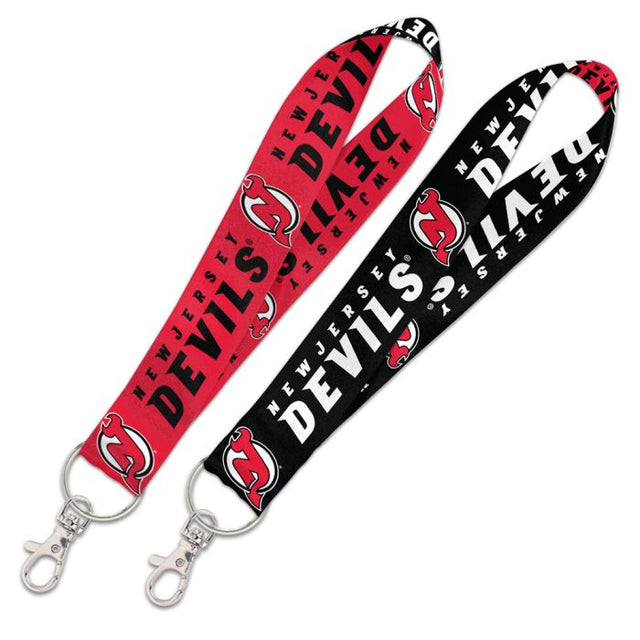 New Jersey Devils Lanyard Key Strap 1"