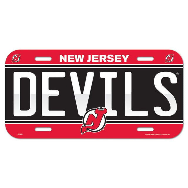 New Jersey Devils License Plate