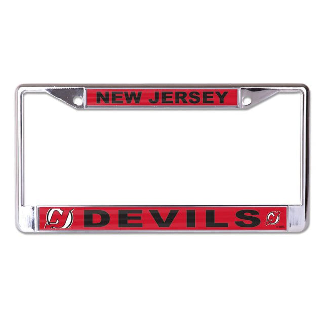 New Jersey Devils MEGA Lic Plt Frame S/L Printed