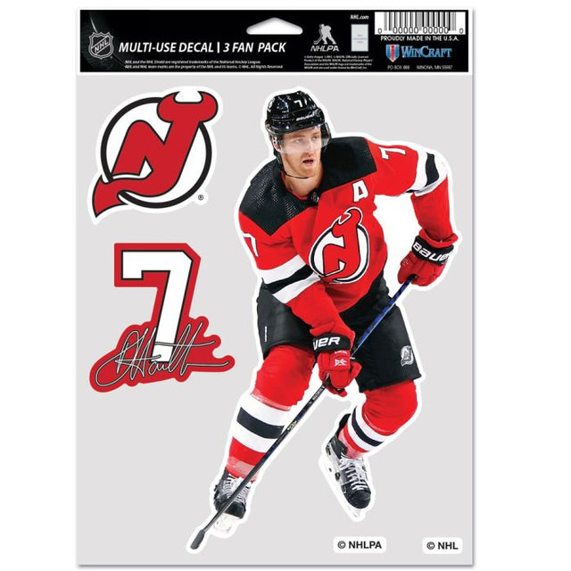 Paquete multiusos para 3 fanáticos de los New Jersey Devils Dougie Hamilton