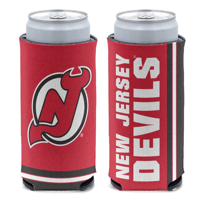 Refrigerador de latas delgado de 12 oz PRIMARY de New Jersey Devils