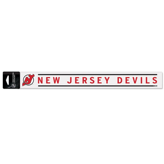 Calcomanías de corte perfecto de los New Jersey Devils de 2" x 17"