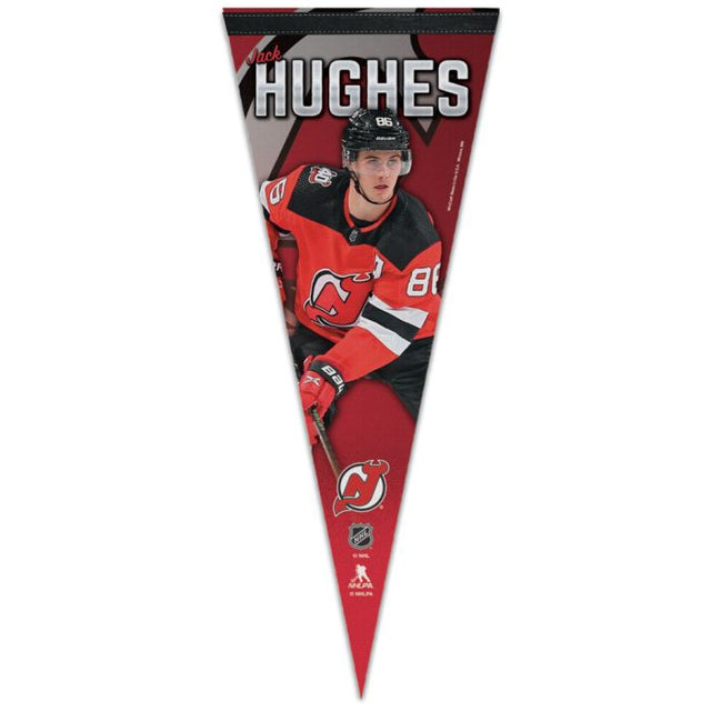 New Jersey Devils Premium Pennant 12" x 30" Jack Hughes