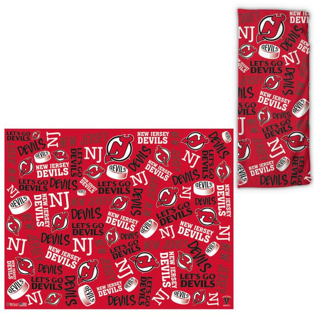 New Jersey Devils Scatter Print Fan Wraps