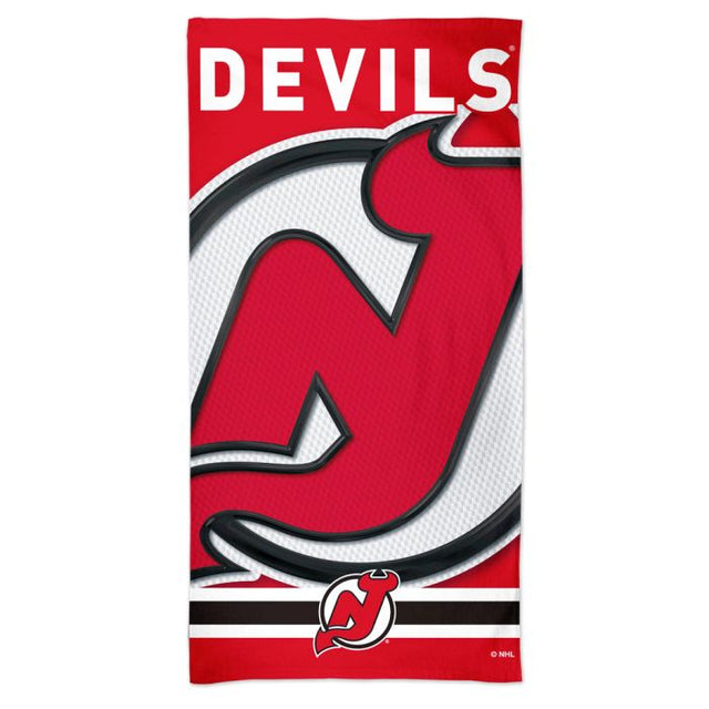 Toalla de playa Spectra de New Jersey Devils de 30" x 60"