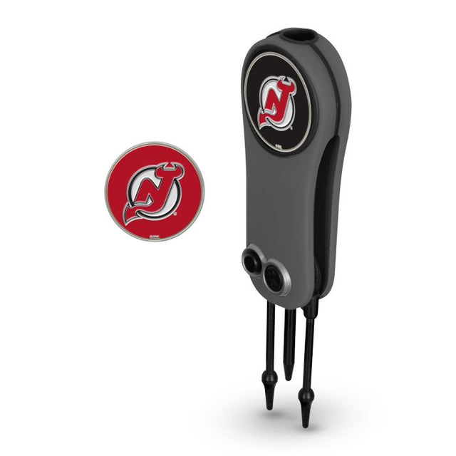 Herramienta y marcadores para reparar navajas automáticas de los New Jersey Devils