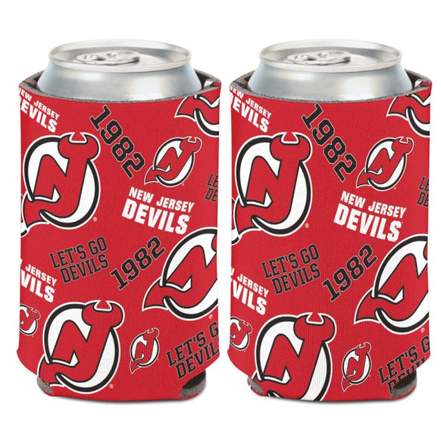 New Jersey Devils scatter Can Cooler 12 oz.