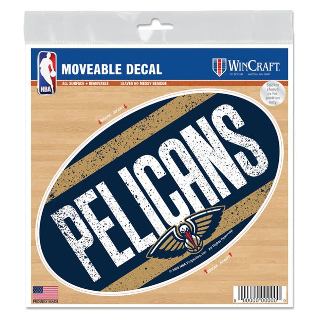 New Orleans Pelicans All Surface Decal 6" x 6"