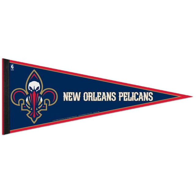 Banderín clásico de los New Orleans Pelicans, en cartulina de 12" x 30"