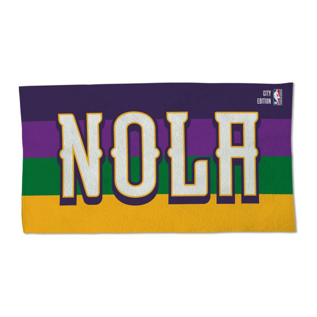 Toalla de vestuario de un solo lado a todo color de los New Orleans Pelicans