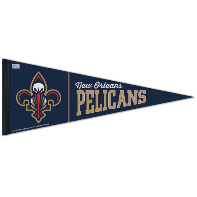 Banderín de primera calidad de New Orleans Pelicans/Hardwoods HARDWOOD CLASSIC de 12" x 30"