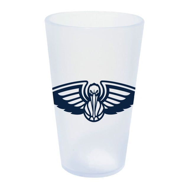 Vaso de pinta de silicona de 16 oz con forma de carámbano de los New Orleans Pelicans