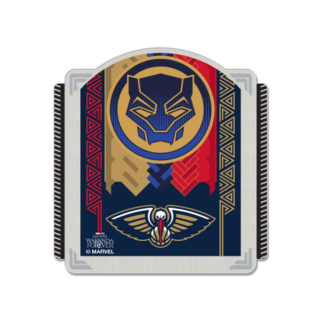 Tarjeta de joyería con pin de colección de MARVEL de New Orleans Pelicans/Marvel (c) 2022