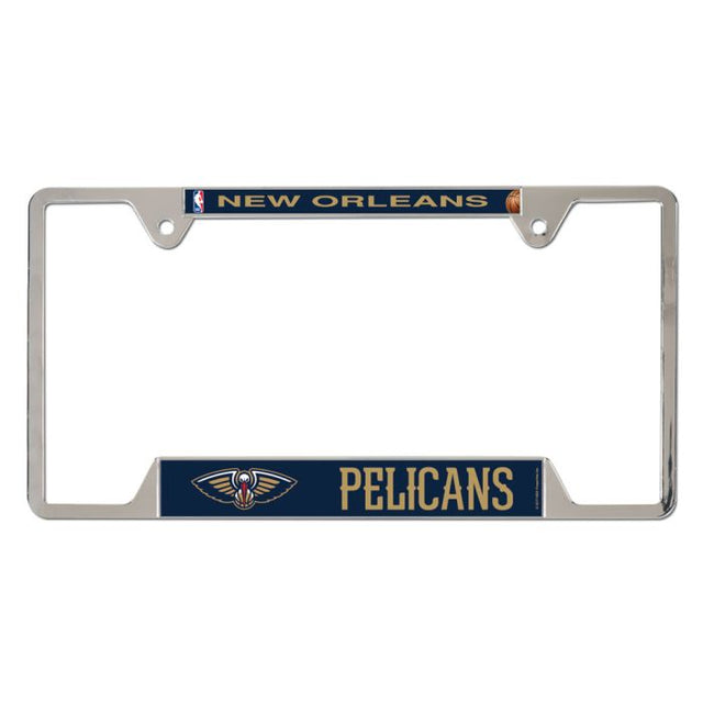 New Orleans Pelicans Metal License Plate Frame