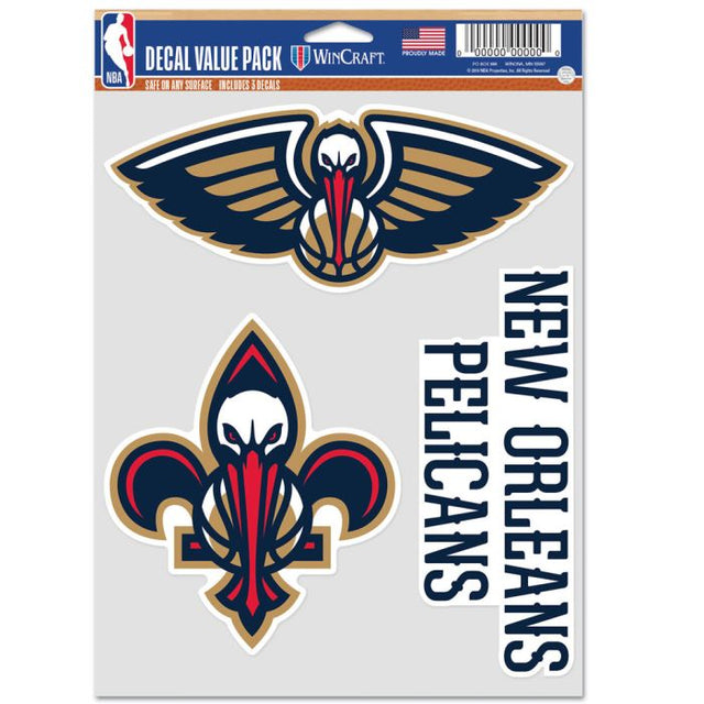 Paquete multiusos para 3 fanáticos de los New Orleans Pelicans