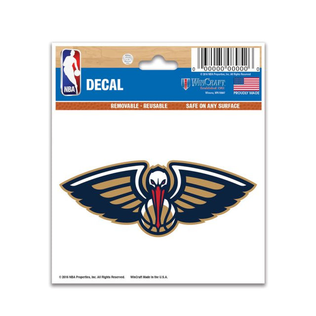 Calcomanía multiusos de los New Orleans Pelicans, 3" x 4"