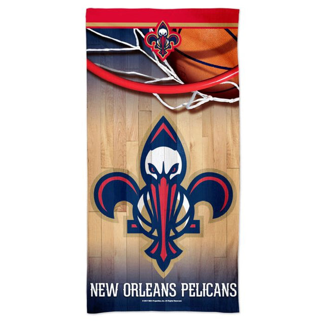 New Orleans Pelicans Spectra Beach Towel 30" x 60"