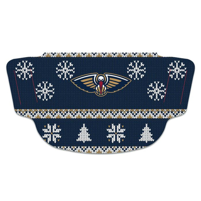 Máscaras para fanáticos de los New Orleans Pelicans / Ugly Sweater Ugly Sweater