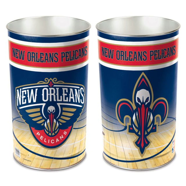 Papelera cónica de los New Orleans Pelicans de 15" de alto