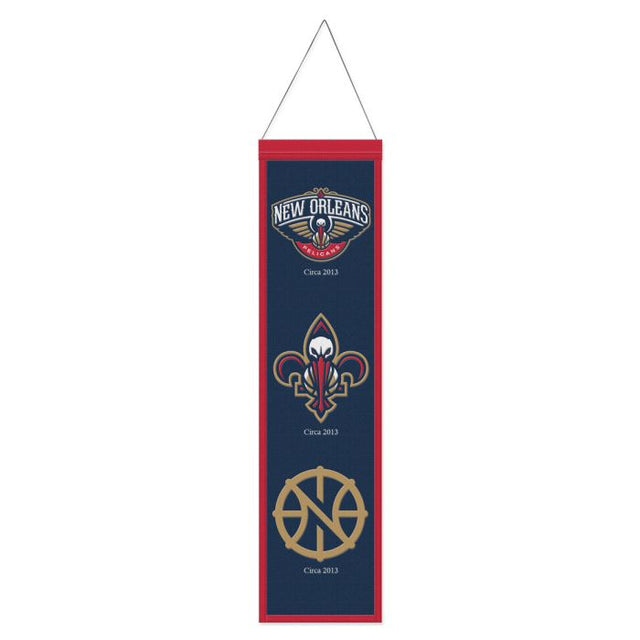 New Orleans Pelicans Wool Banner 8" x 32"