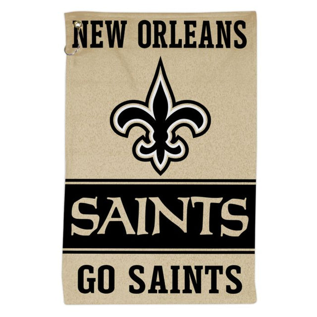 Toalla deportiva de 16 x 25 de los New Orleans Saints