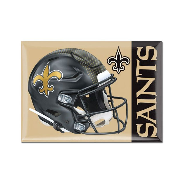 New Orleans Saints Alternate Helmet Metal Magnet 2.5" x 3.5"