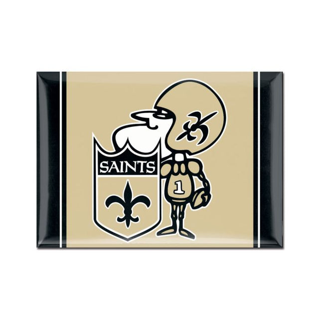 New Orleans Saints / Classic Logo Metal Magnet 2.5" x 3.5"