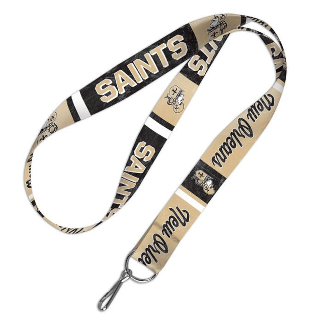 New Orleans Saints / Classic Logo RETRO Lanyard 1"