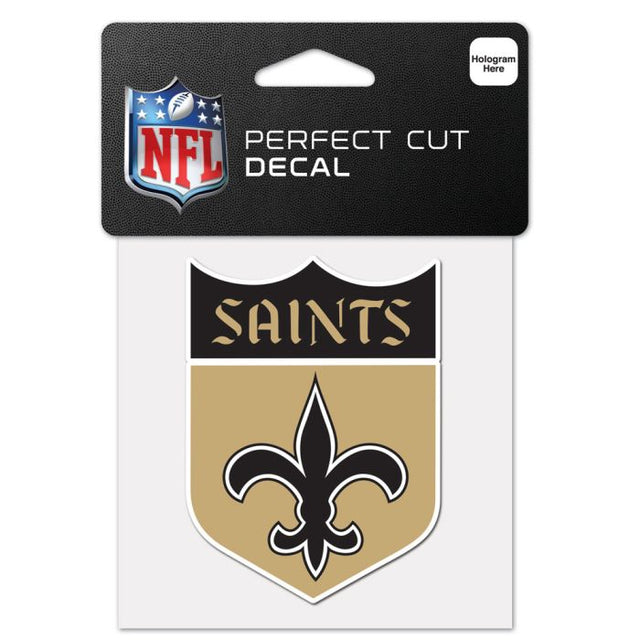 New Orleans Saints / Classic Logo RETRO Perfect Cut Color Decal 4" x 4"