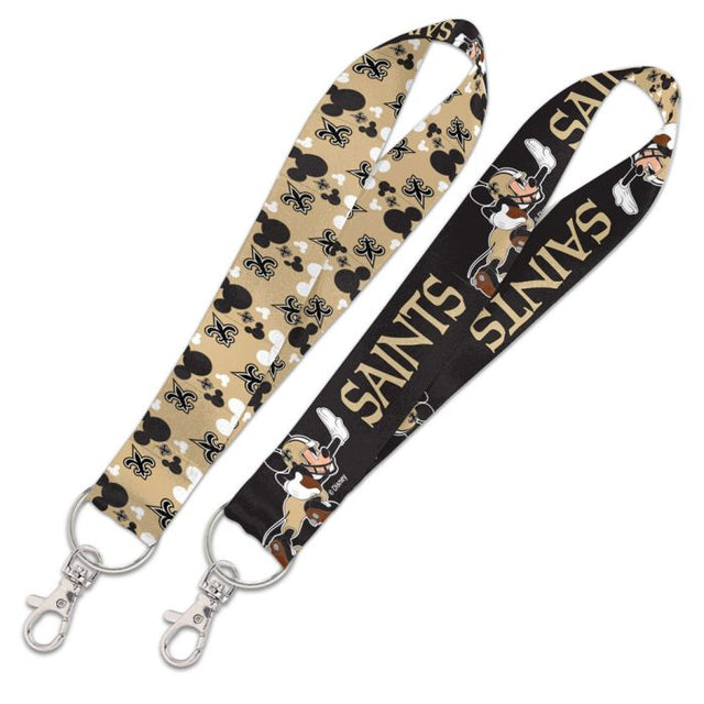 New Orleans Saints / Disney Mickey Mouse Lanyard Key Strap 1"