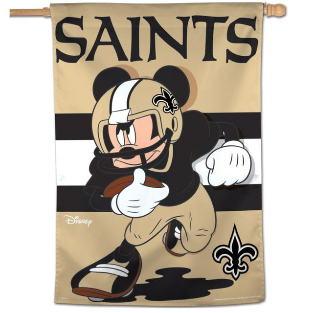 New Orleans Saints / Disney Mickey Mouse Vertical Flag 28" x 40"