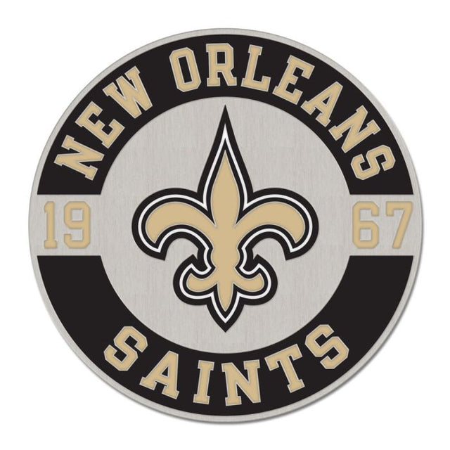 New Orleans Saints Established Collector Enamel Pin Jewelry Card