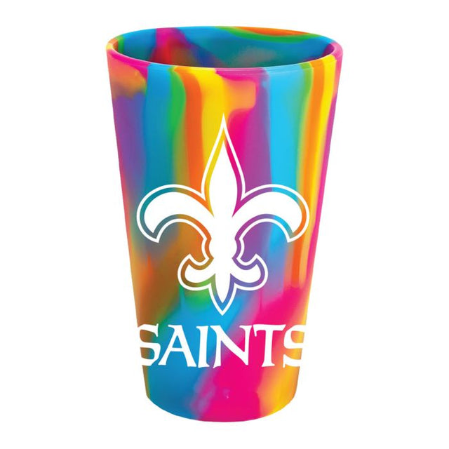 New Orleans Saints Fashion 16 oz Silicone Pint Glass