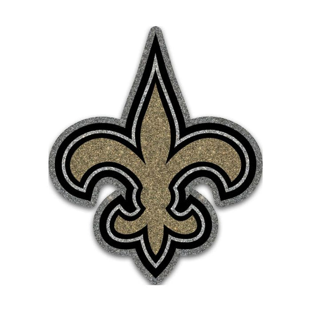 New Orleans Saints GLITTER LOGO Acrylic Auto Emblem