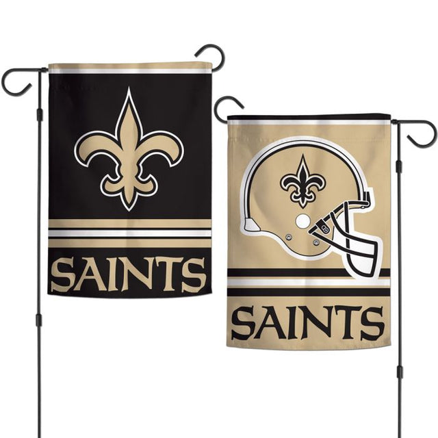 New Orleans Saints Garden Flags 2 sided 12.5" x 18"