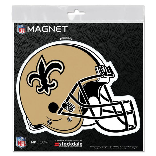 New Orleans Saints HELMET Outdoor Magnets 6" x 6"