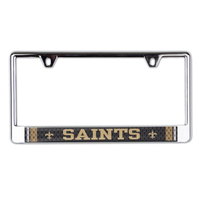 New Orleans Saints JERSEY Lic Plate Frame B/O Printed