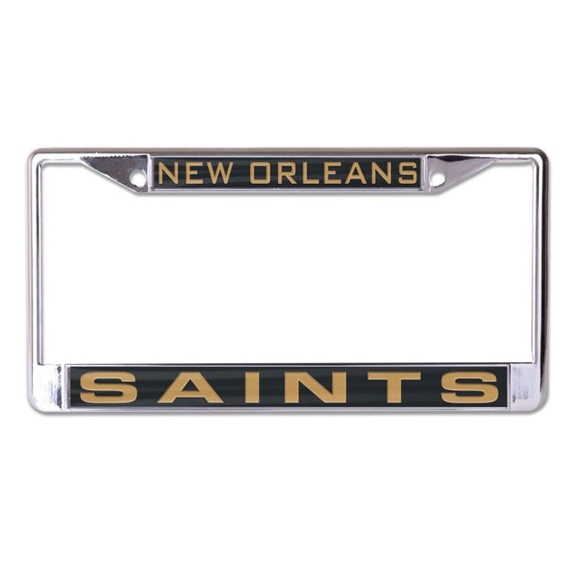 New Orleans Saints Lic Plt Frame S/L Printed