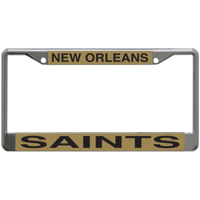 New Orleans Saints Lic Plt Frame S/L Printed