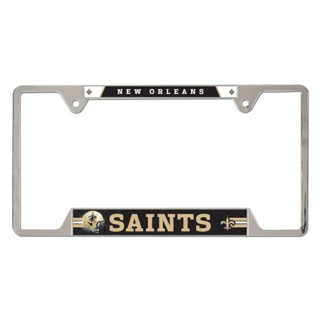 New Orleans Saints Metal License Plate Frame