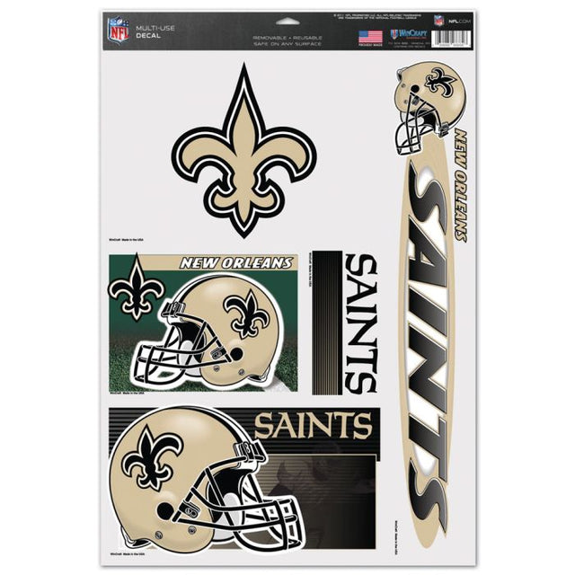 New Orleans Saints Multi Use Decal 11" x 17"